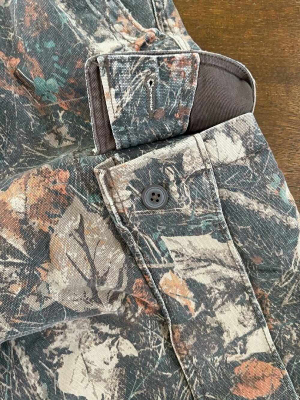 Baggy Workwear Camo Carpenter Pants Men